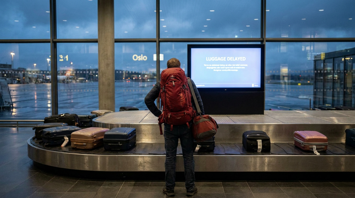 Stopper ferien ved bagasjebåndet? Slik redder du reisen!