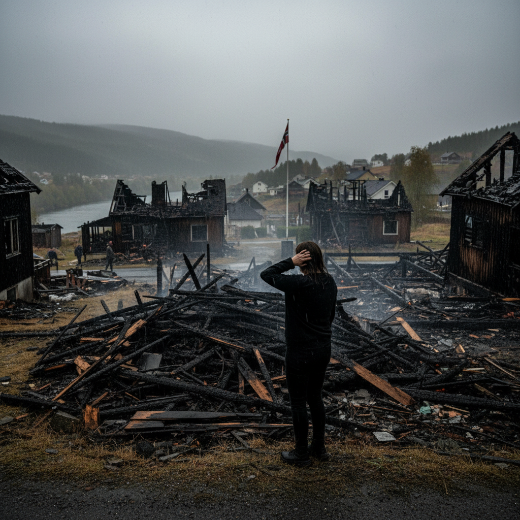 Sto uten forsikring etter storbrannen – hva nå?
