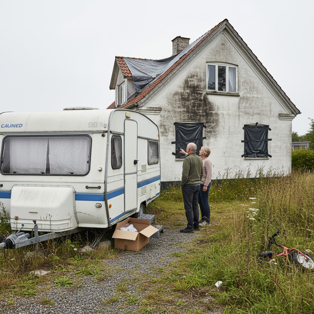 Campingvognen blev familiens hjem: Den skjulte sandhed om din forsikring ved skimmelsvamp